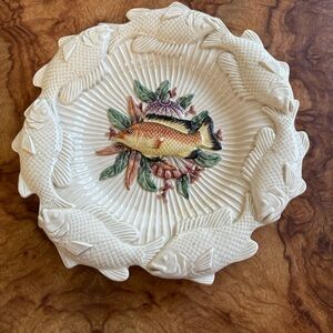 Fitz and Floyd La Mer Fish Canapé Plate